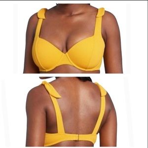 Shade And Shore Light Lift Shoulder Tie Bikini Top